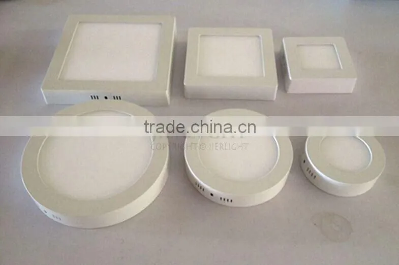 3years warrenty led surface panel light,12w round and square led panel light