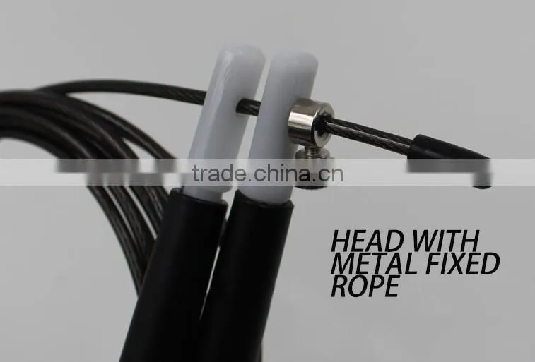 High Speed Aerobic Steel Wire Skipping Rope Length Adjustable Jump Rope Crossfit Fitness Equipment Skip Rope
