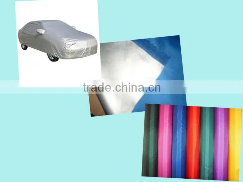 silver coated 210D polyester waterproof fabric