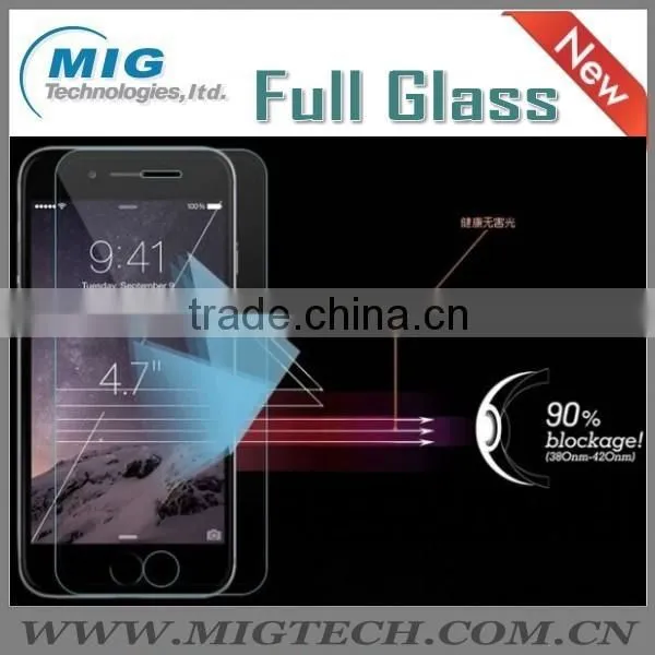 0.3mm Full Tempered Glass screen protector for iphone 6 or for iphone 6 plus , for iphone 6 plus glass screen protector