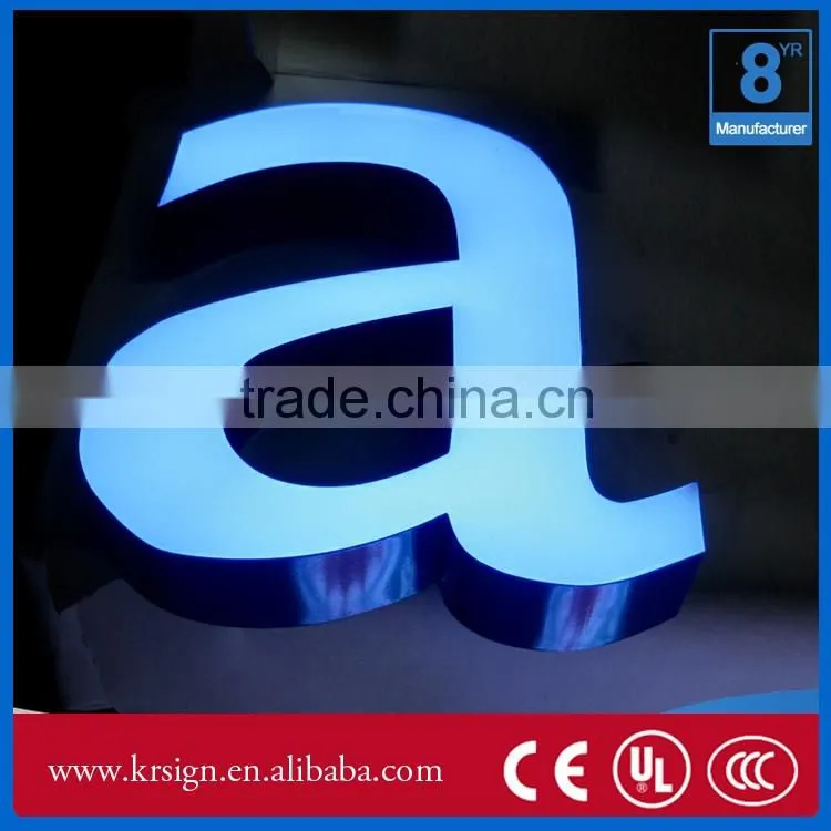 illuminated led letter sign,front light signilluminated led letter sign,front light sign