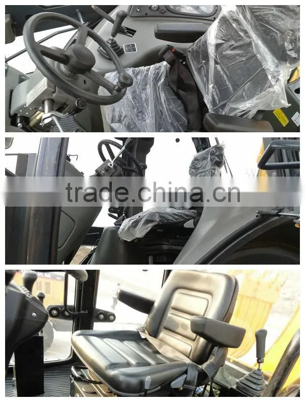 15 new product Compact Backhoe Loader, air condition,pilot control