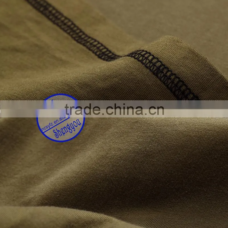 custom long sleeve mens tshirt with hood wholesale china