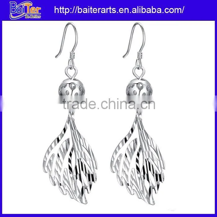 Best Seller ! Wholesale Fashion .925 Sterling Silver Star Earrings