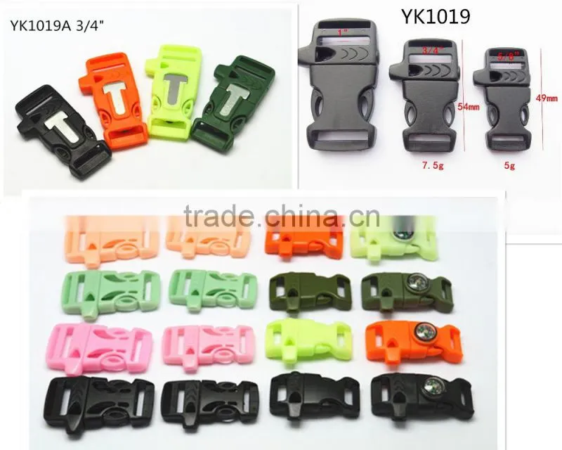 Yukai plastic bag buckle/side release bag buckle for handbag