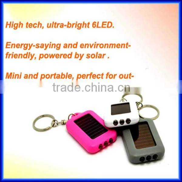 New design solar key ring lamp/solar keyring lamp/key ring lamp