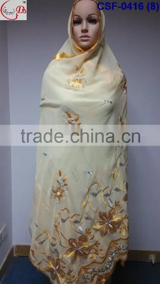 CSF-0416 -1New designs fashion muslim scarf malaysia arab hijab
