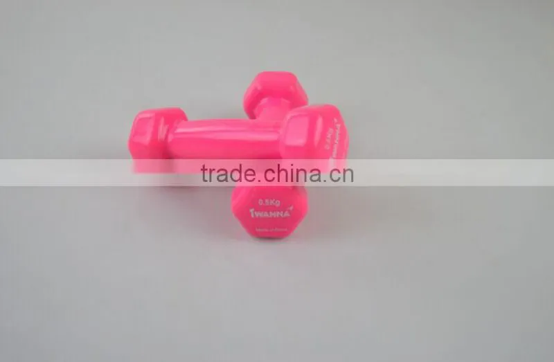 vinyl dipped dumbbell for women lose weight