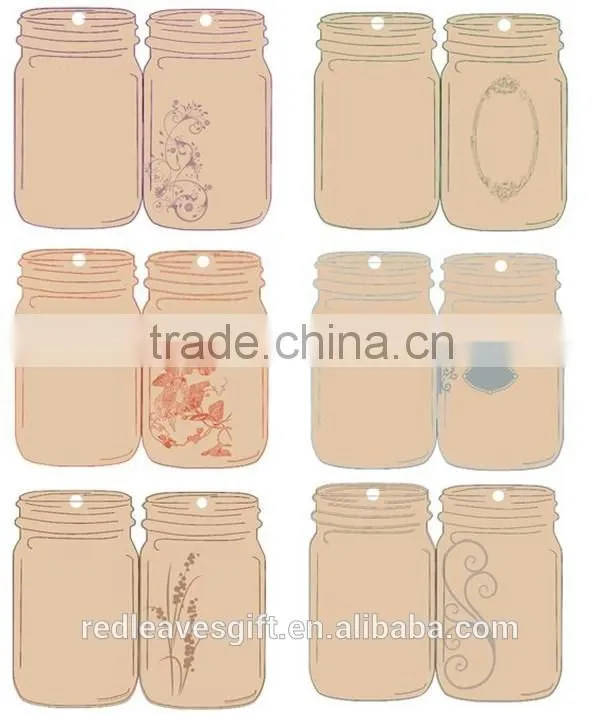Wholesale Blank Paper Custom Luggage Tag