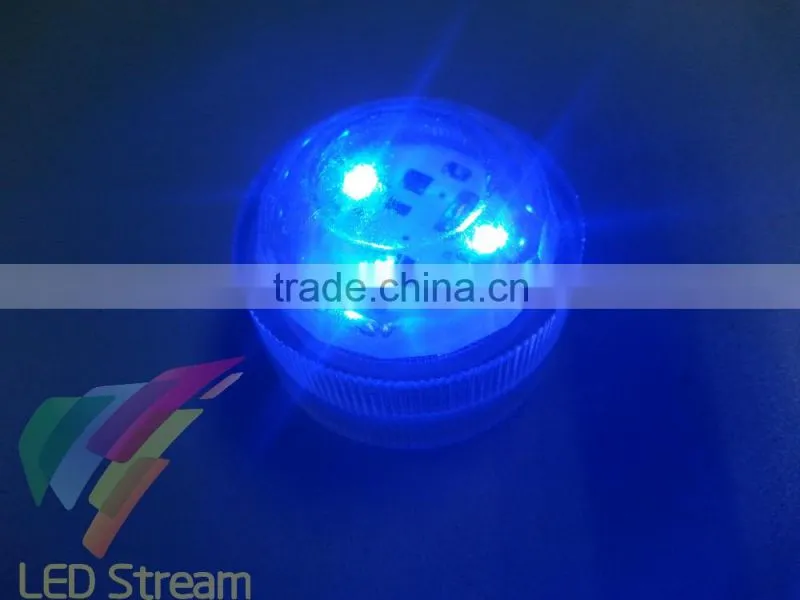 Mini Waterproof Diamond Tea Light Submersible Lamp For Christmas Holiday Wedding Party Swimming Pool 2 X CR2032 Battery