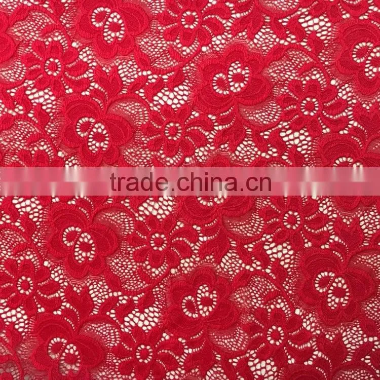 beautiful lace fabric with knitting technic for curtains TH-8901