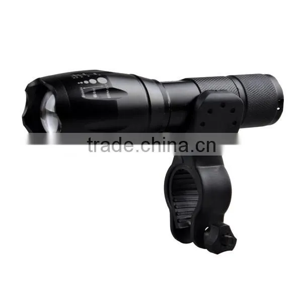 Waterproof Glow In The Dark G700 E17 Type Bicycle Zoomable Latern Lamp Light & 9 LED Rear Light Set