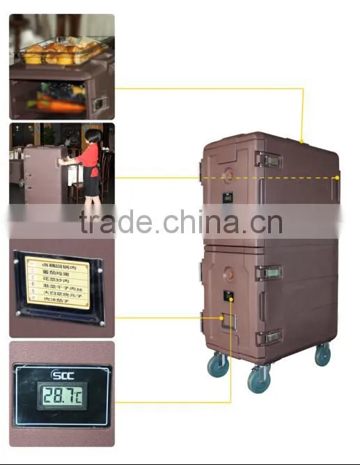 LLDPE+PU plastic Cabinet for food pan, with rotational molding