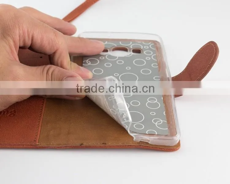 Stent defender for xiaomi redmi note leather phone case