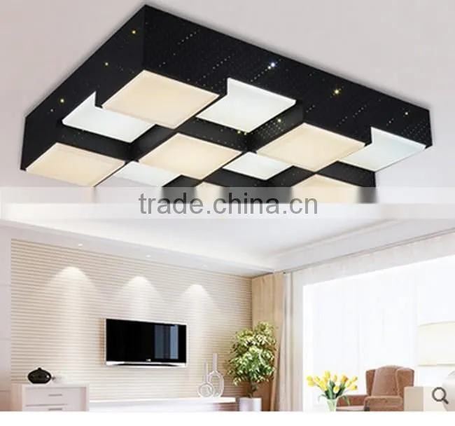 FACTORY PRICE! modern iron ceiling light for living room,white color