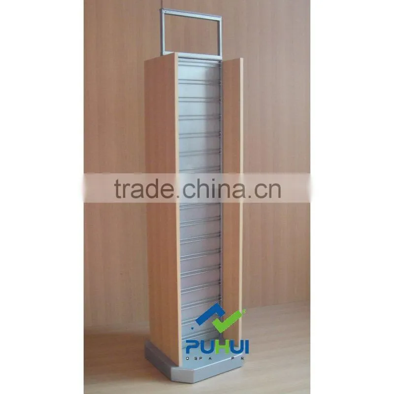 metal wood display rack