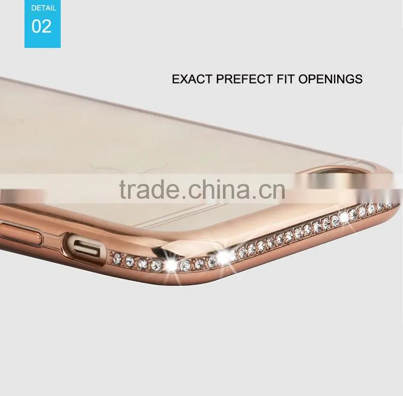 For iphone 5 5s 6s Clear Transparent Crystal TPU Soft Phone Case