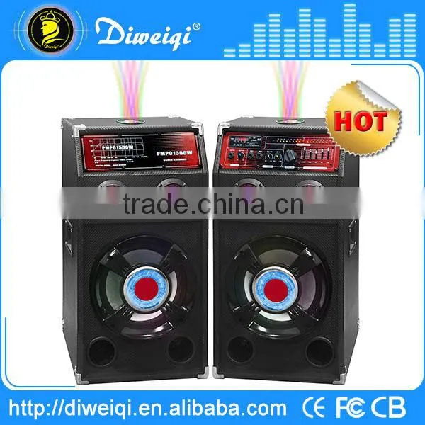 Unique design with FM/EQ/ 2.0 professional bluetooth audio speaker with disco ball