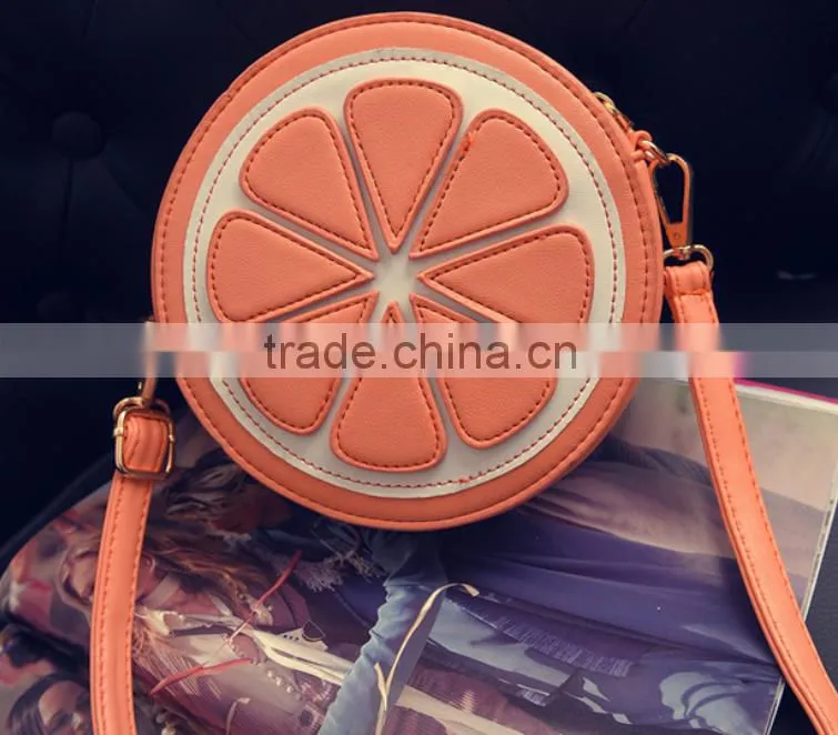 2016 hot selling coin purse fruit shape coin purse girl cute wallet with chain