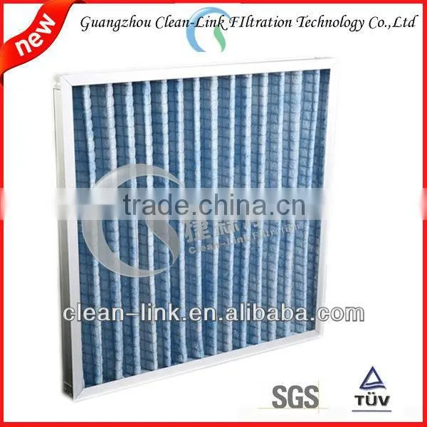 High Quality aluminum frame Synthetic Fiber Panel Air Filters