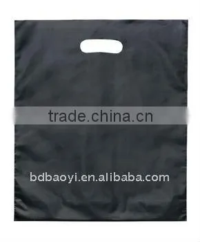 Die cut handle plastic packaging bag alibaba China