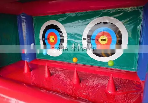 0.55mm PVC Tarpaulin Safe Inflatable Dart Board Inflatable Archery Sports Games for sale