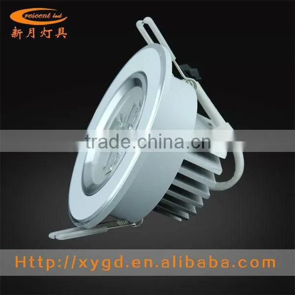 New golden rings bridgelux chip 3w led downlight with 2 years warranty
