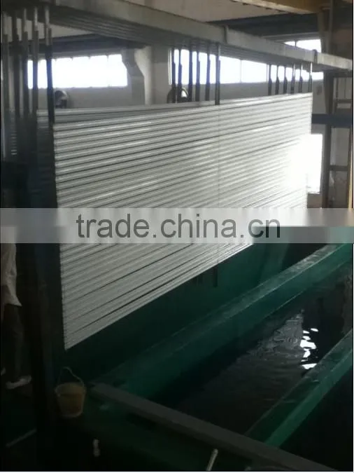 Lower horizontal aluminum extruded profile for wardrobe