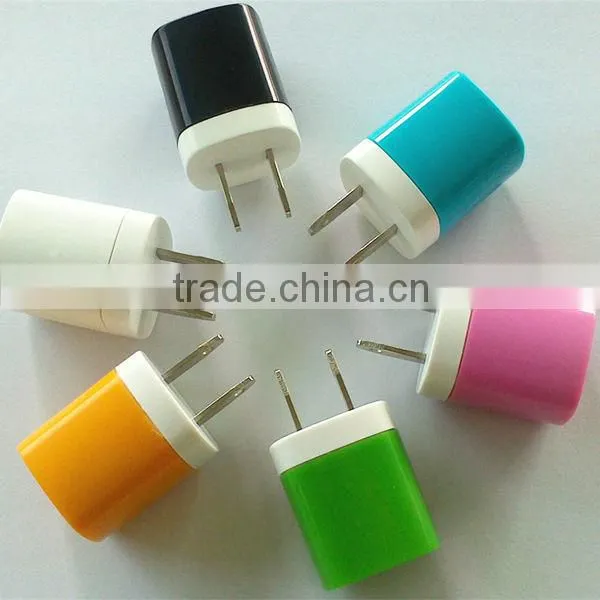 Wall Charger Mini Colorful Charger 5V 1A Wall Charger