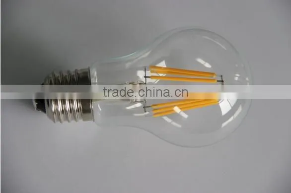 CE ROHS ERP 8W 800lm led bulb filament E27 led filament dimmable