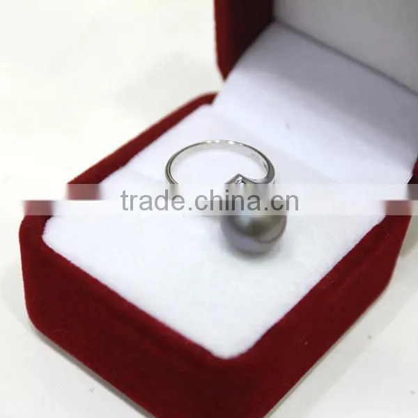 fine pearl price wholesale round pearl ring real 925 silver ring