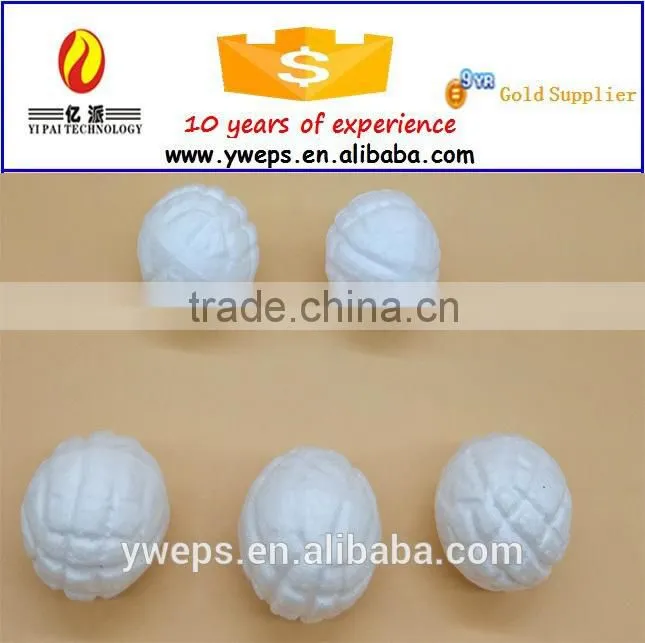 Artificial polystyrene foam white golf ball