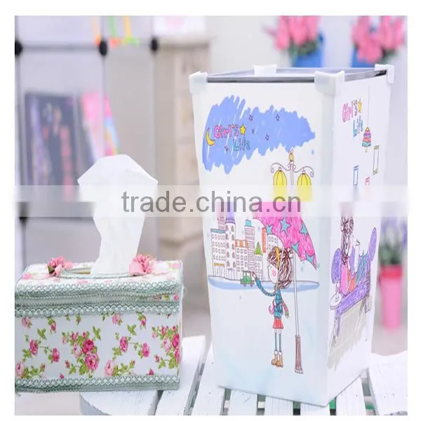 2015 modern plastic waste bin for storing garbage