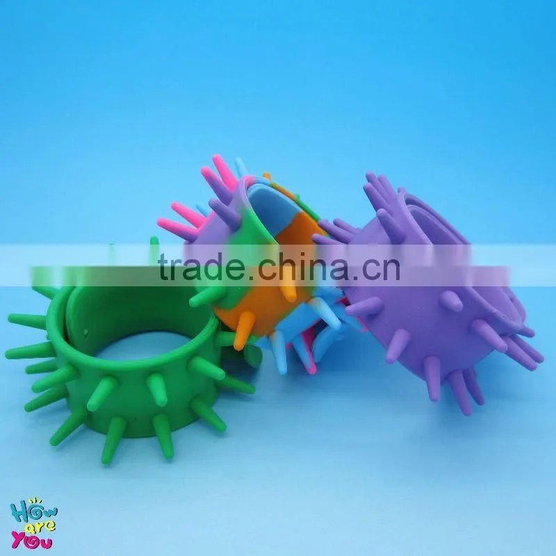 Reflective Silicone Snap Wristband Bracelet Band