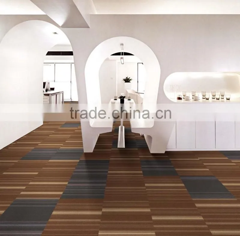 Bank,office,hotel carpet tiles for heavy traffic use CE Compliance with