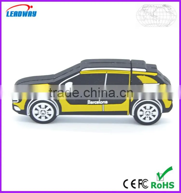 Customized PVC car shaped usb flash drives