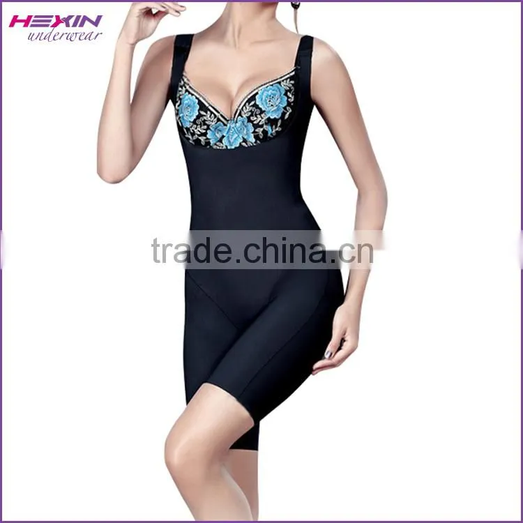 Black Plus Size Bodysuit Ultrathin Slimming Body Shaper For Women