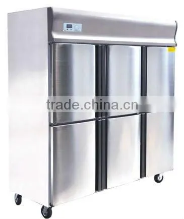 6-door commercial kitchen freezer
