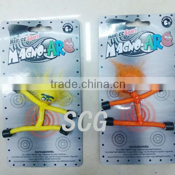Magnetic toy with facial expression