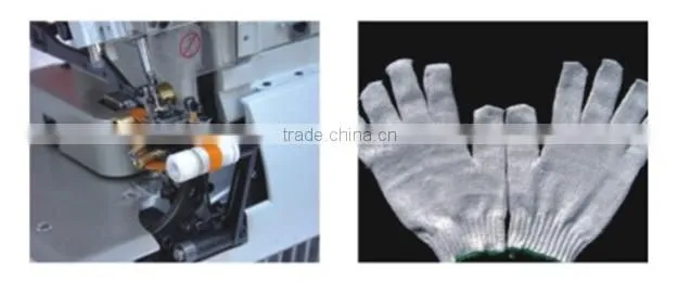 Gloves Overlock Sewing Machine With Rubber JT-700-3G