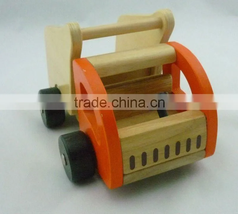 wooden machine car toy for children pretend play