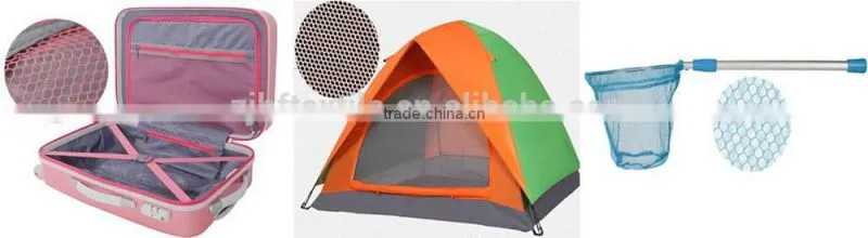 polyester tricot mesh fabric for laundry bag