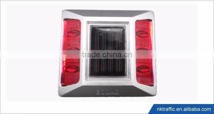 High Quality Reflective Flashing Aluminum LED Solar Cat Eyes Road Stud