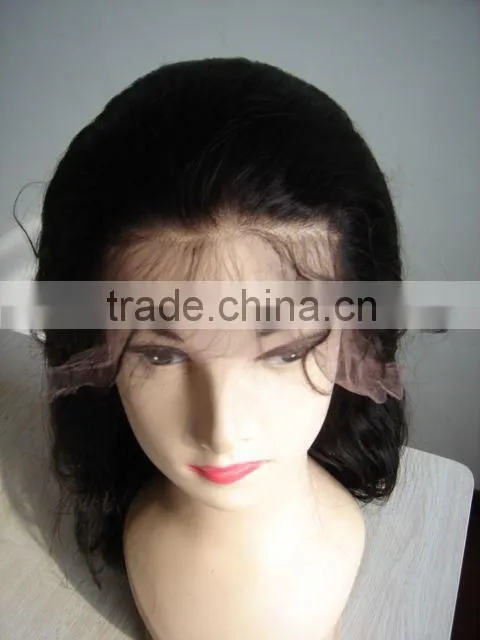 Human Hair Leisure And Fashion Human Hair Front Lace Wig
