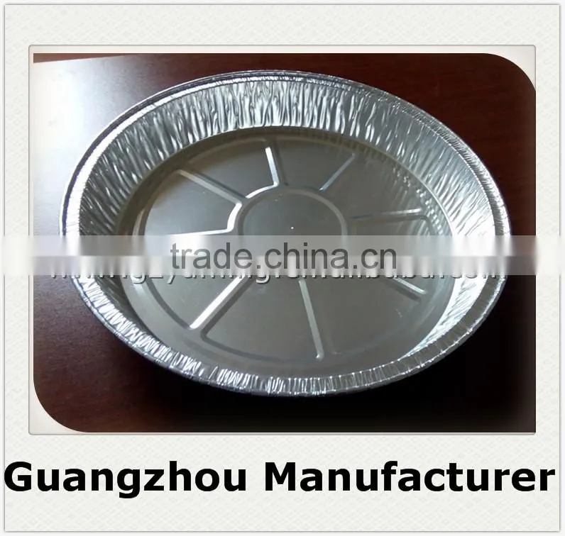 11 inch round microwavable disposable aluminium foil container foil baking pizza pan