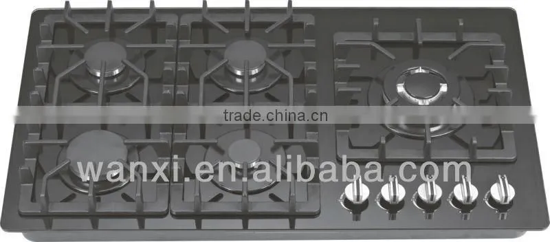 5-burner bulit-in gas cooker