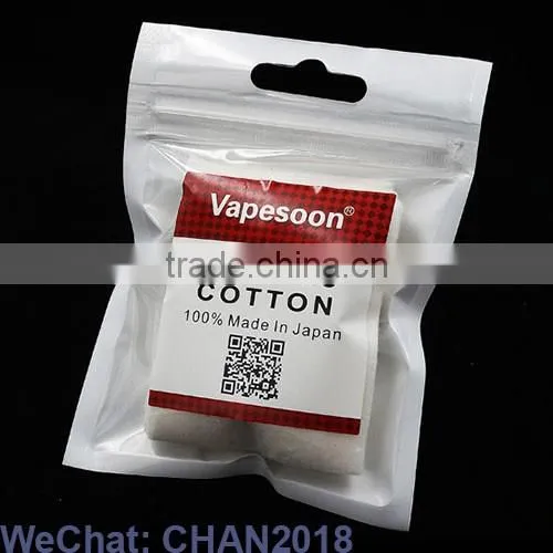 5pc per bag original japan organic cotton pad electronic cigarette rda atomizer wick cotton
