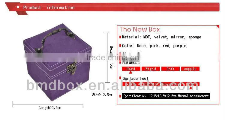 hot selling fabric jewelry gift packaging box