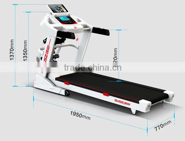 home use treadmill with Max. 130 kg user weight, 16KM speed, 2.5 HP AC /DC motor and auto incline