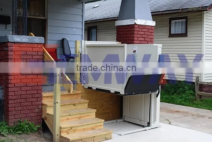 Factory price vertical hydraulic stair wheelchair lift for home